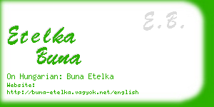 etelka buna business card